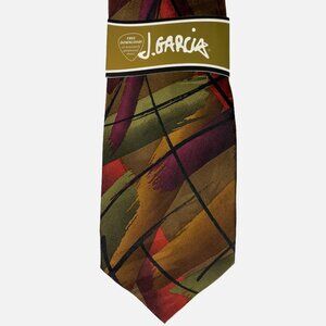 J. Garcia Necktie Tie Greek Theater Feet Silk Jerry Abstract Collection #43 NWT